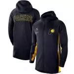 nike veste zipper hoodie nba indiana pacers navy authentic